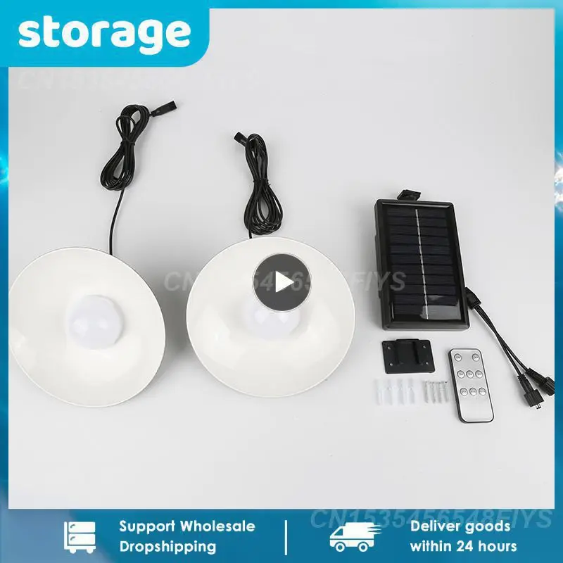 

Фотолюстра с двойной головкой и солнечной батареей