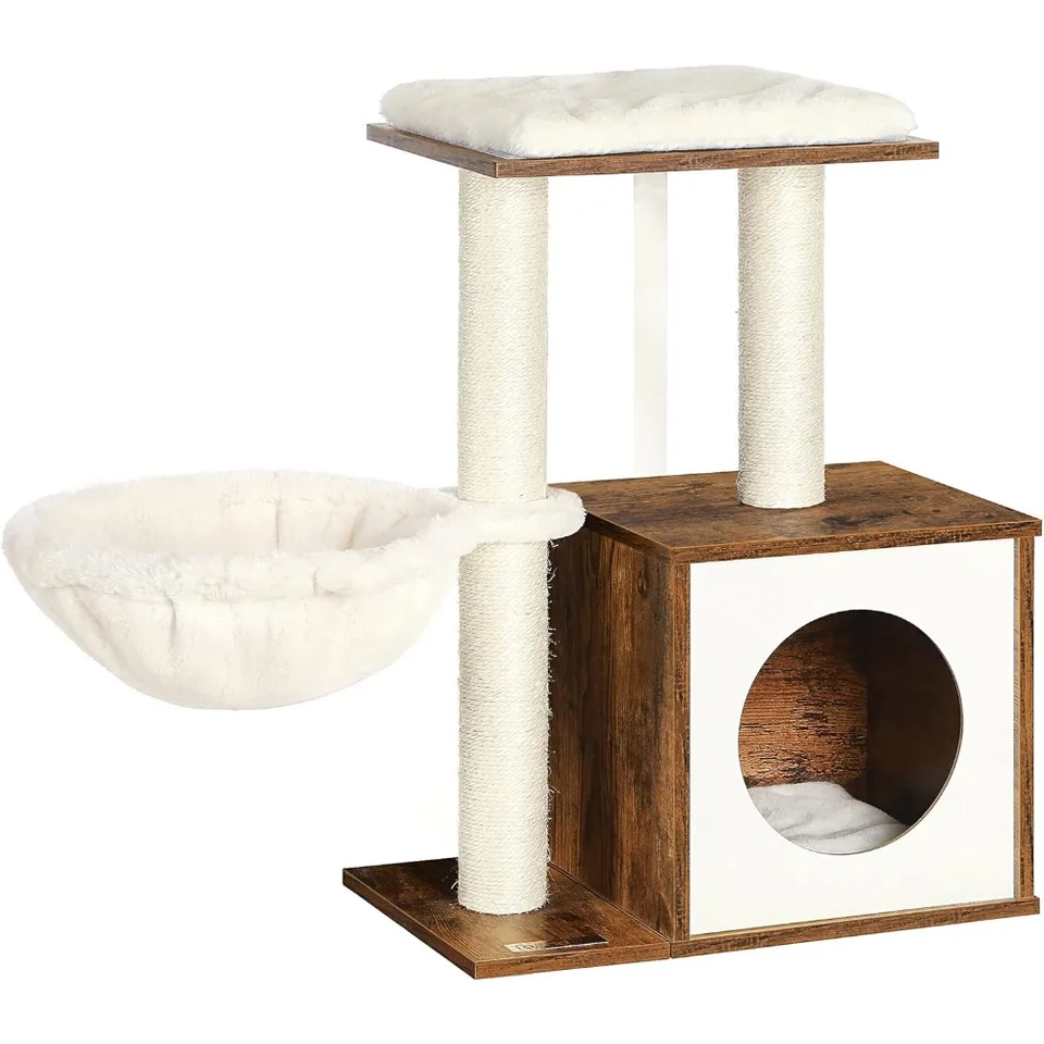 Modern Small Cat Tree for Indoor Kittens