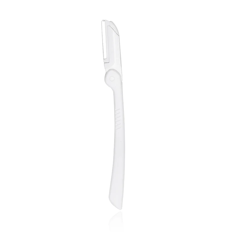 Portable Eyebrow Trimmer Foldable Hair Remover Set Women Face Razor Eyebrow Trimmers Blades Shaver Eyebrow tool 4