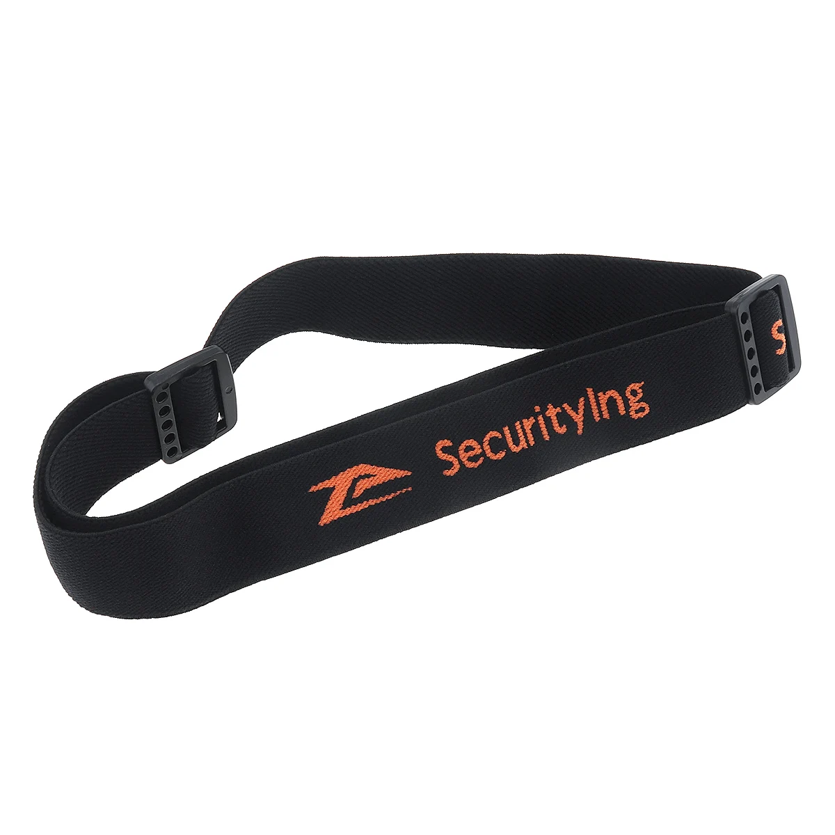 SecurityIng Elastic Headband Adjustable Headlight Strap for 22-26mm Torch Headlight with 2pcs Bracket, Head Lamp Strap headlight strap holder