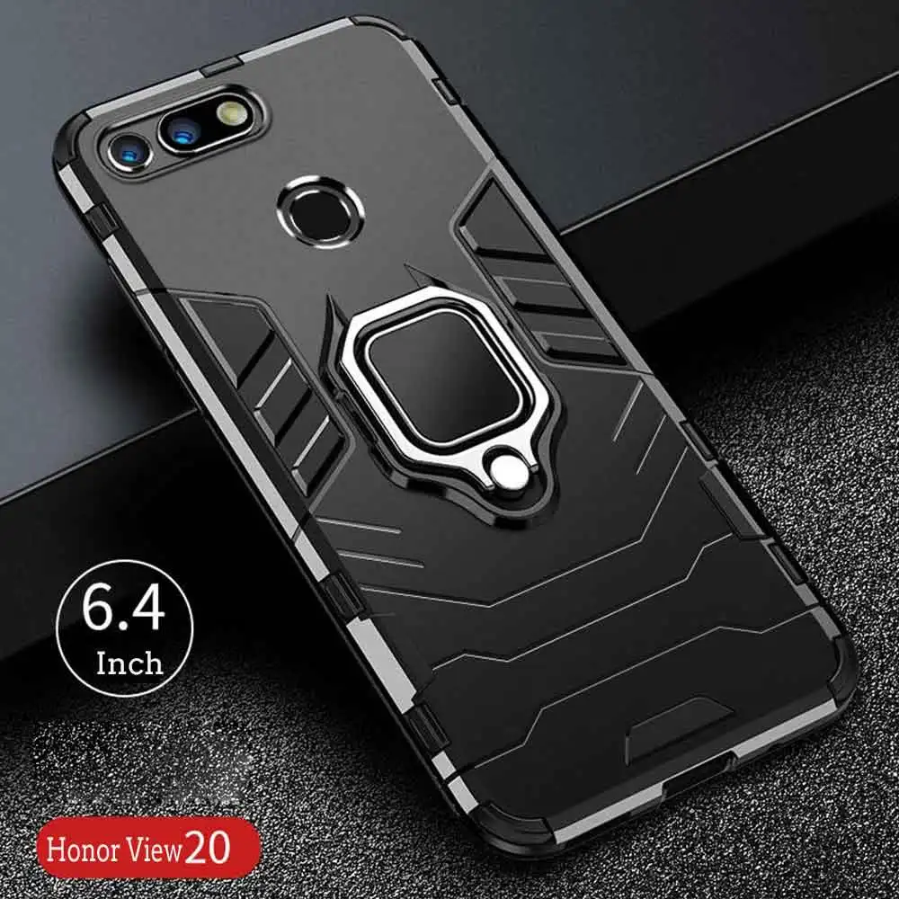 Durable Shockproof Armor Phone Case with Finger Ring Holder