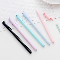 10Pcs/Lot Cute Cat Gel Pen Kawaii Kitten Neutral Pen 0.38mm Black Gel Ink Pens School Writing Stationery Office Supplies Gift 6