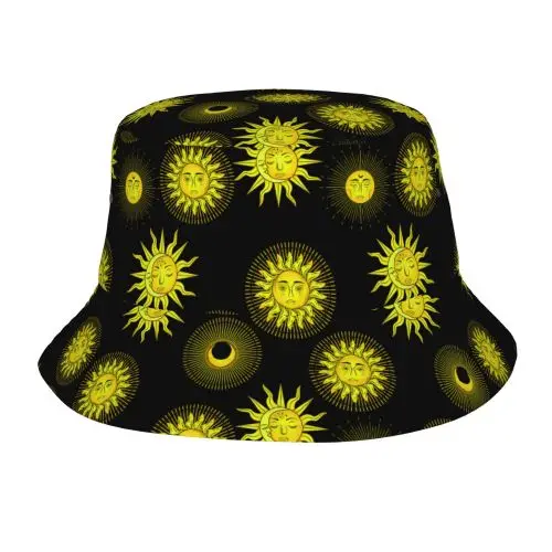  - Bucket Hat Psychedelic Magic Mushrooms 80s 90s rubber duck cow leaf Packable Wide Beach Sun Fisherman Cap for Mens and Womens