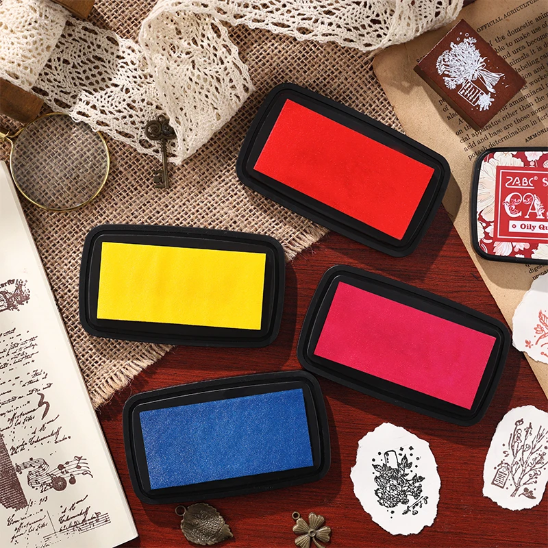 Ink Pad Colorfull Multicolor Planner Stamps Art Scrapbook Student Supplies Self Ink Stamp School Accessories Stationery