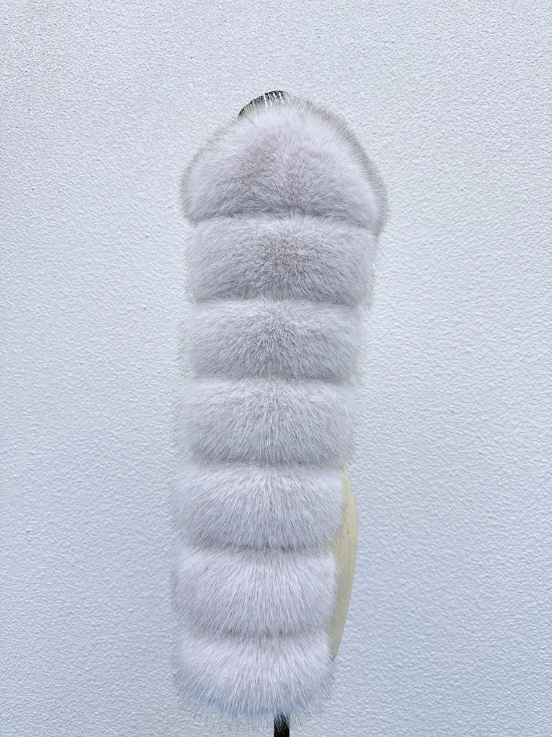 Description Picture 4 of itemFashionable Faux Fox Fur Coat Artificial Fur Outerwear Women's Shoulder Wrap Winter Street Style Fluffy Warm Clothes Wholesale