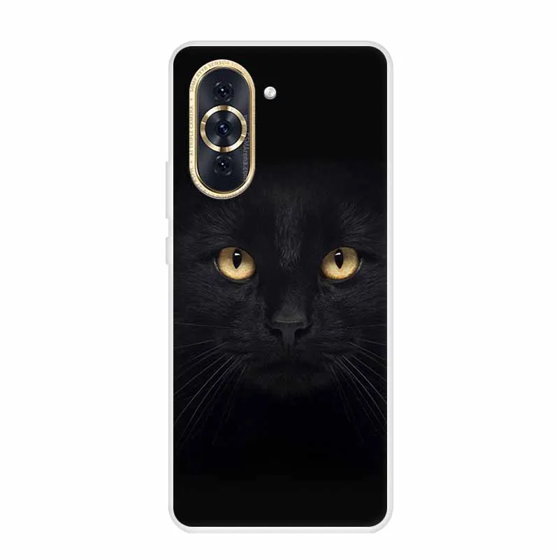 Huawei Nova 10 Pro Clear Marble Soft TPU Silicone Back Cover – Elegant Protective Case