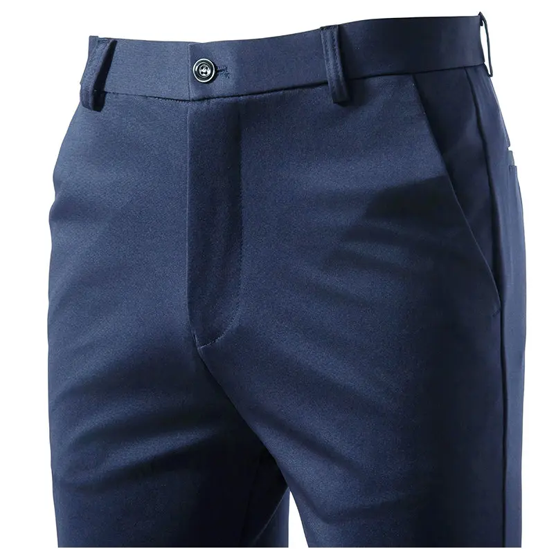 Herren Smart Casual Hosen Dehnbare Leichte Schnelltrocknende Atmungsaktive Freizeithosen Lässige Arbeitshosen für Männer – Detail 4