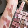 DIKALU Evening Cherry Dance Eyeshadow Tray 20 Color Large Plate Pearl Matte Bright Milk Tea Color Affordable Spring 4