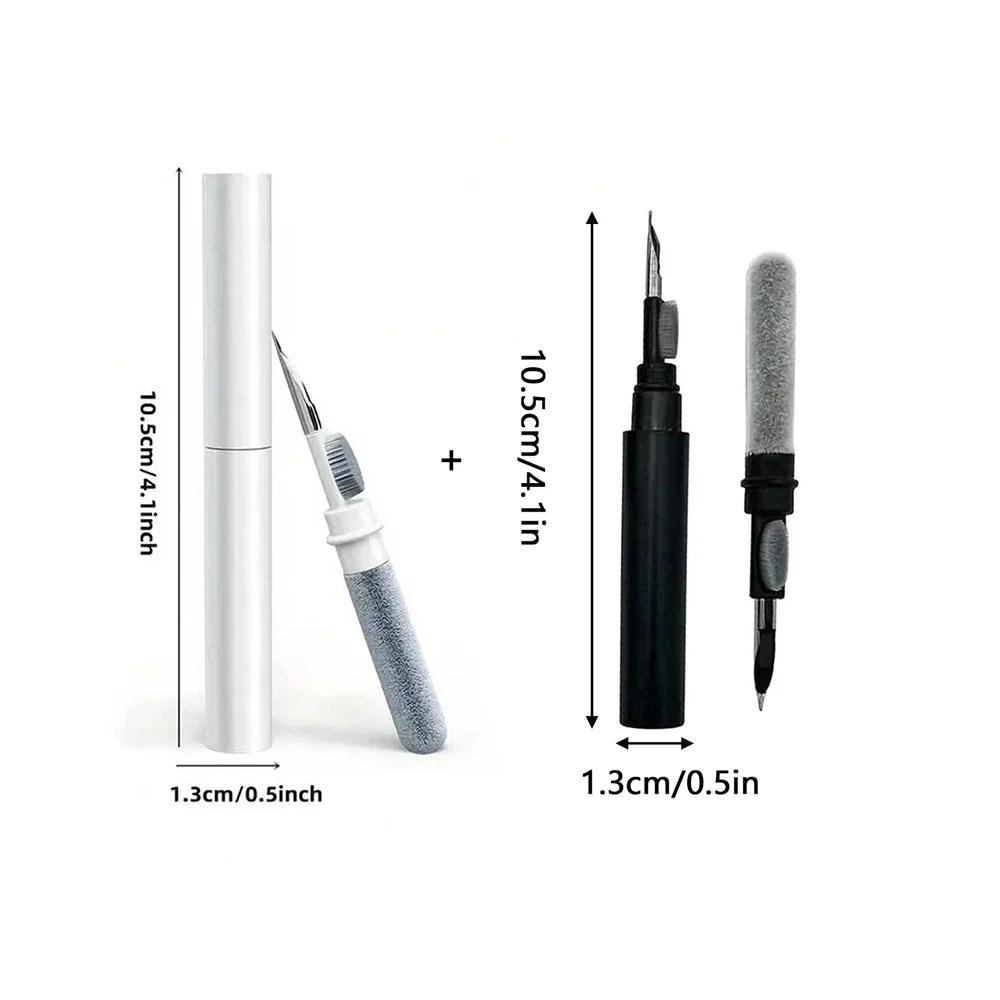 Portable Earphone and Camera Cleaning Pen with Brush