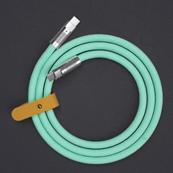Super Fast Charge Liquid Silicone USB-C to USB-C Cable - 120W, 6A, Quick Charge, Available in 1M & 2M - 2m PD (Green)