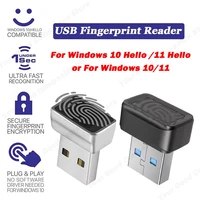 USB Fingerprint Key Reader For Windows 7/8/10/11 Hello FIDO U2F PortableAnti-Spoofing Biometric Mini Security Key Dongle for PC 1