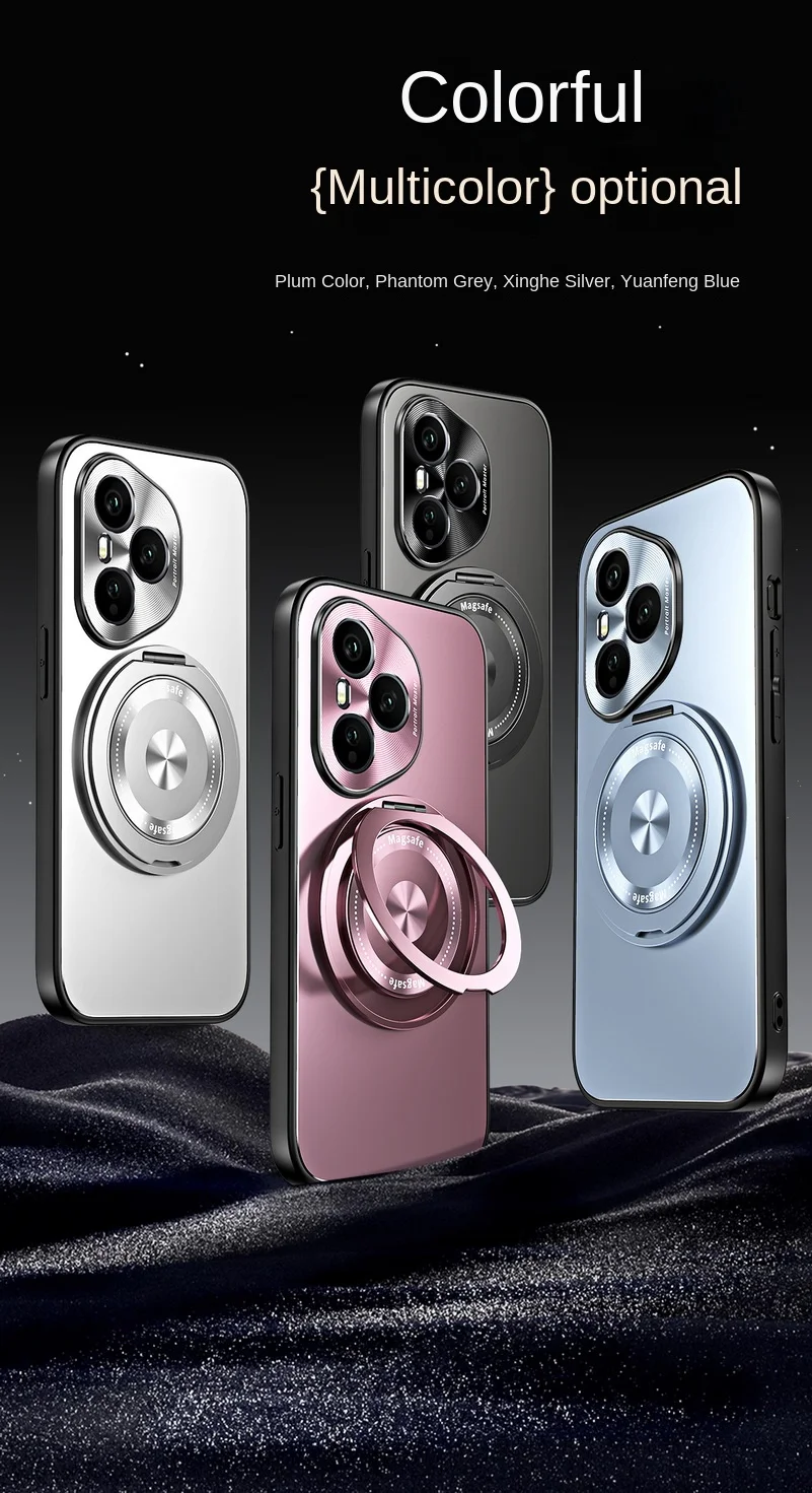 Matte Galvanized Rotatable Metal Bracket Holder Phone Case