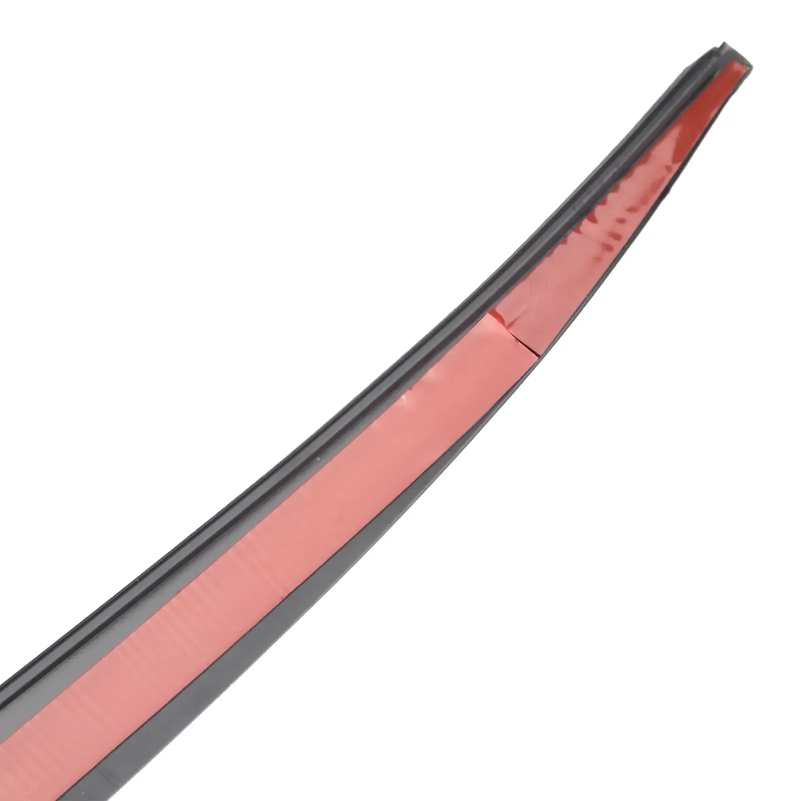 하이 퀄리티 실용적인 하이 퀄리티 자동차 스포일러 스티커, PU 소재 지붕 부드러운 후면 스티커, 범용 120cm 블랙