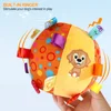 Interactive Ball Dog Toy for Aggressive Chewers Training Decompress Bite Resistant Plush Handle Dog Toys with Bells Pet Supplies 3