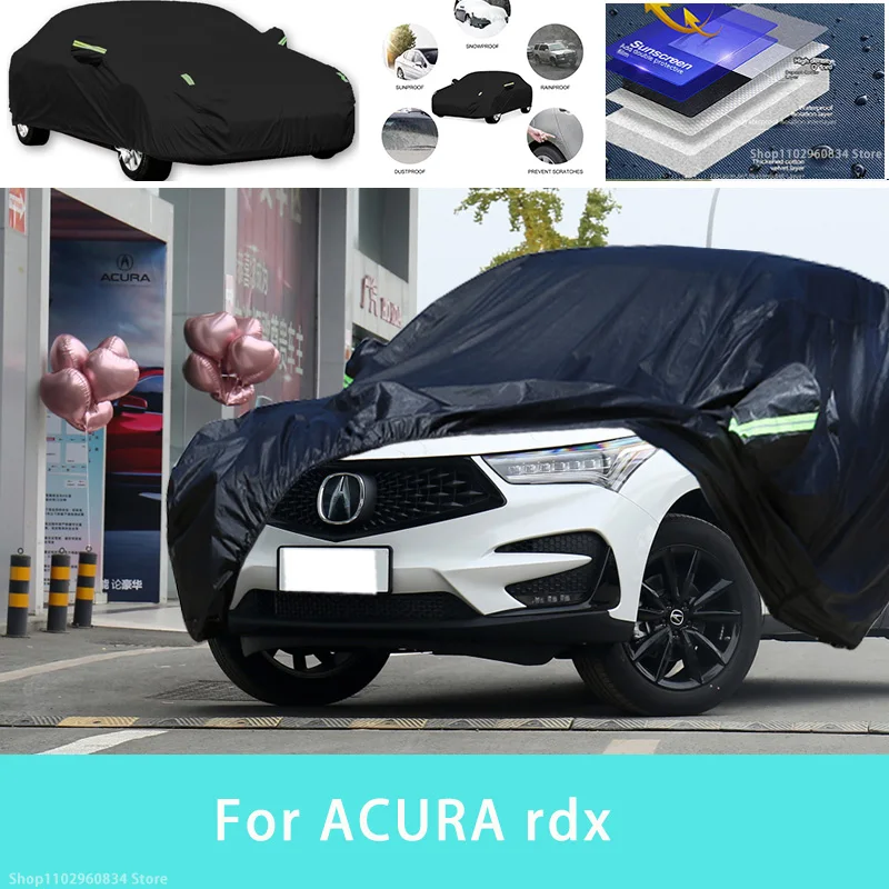 

For ACURA rdx Outdoor Protection Full Car Covers Snow Cover Sunshade Waterproof Dustproof Exterior Car accessories