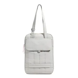 Stylish Versatile Canvas Laptop Tote Bag (Grey)