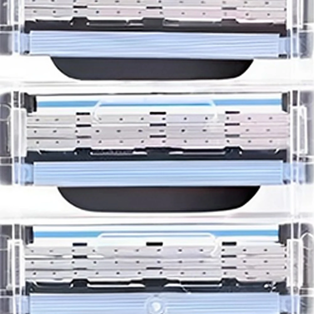 8-48PCS Razor Blades Stainless Steel 3 Layer Men's Classic Razor Blade for Gillette Mach 3 Manual Razor