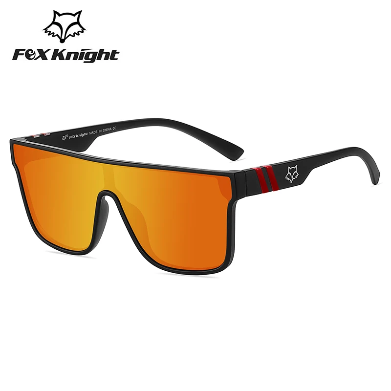 Fox knight new men's UV-proof polarized sunglasses Outdoor beach surfing sunglasses Women's cycling fishing casual glasses 6