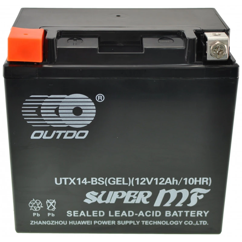 Yamaha Bear Tracker 250 Parts Mighty Max YTX14-BS Battery - Replaces Yamaha 250CC YFM 250 Bear Tracker 99-00 Models Auxiliary Battery