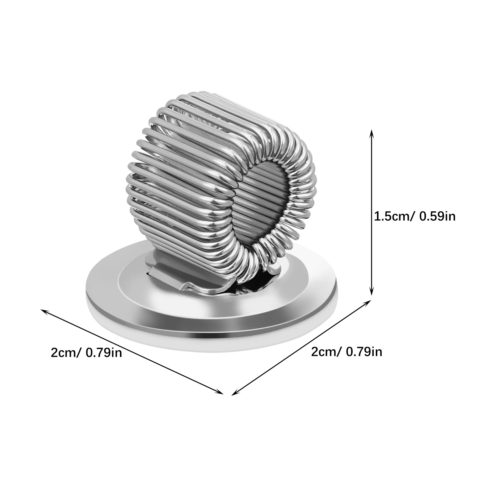 20Pcs Pen Holder Clips Metal Clip Adhesive Pen Organizer