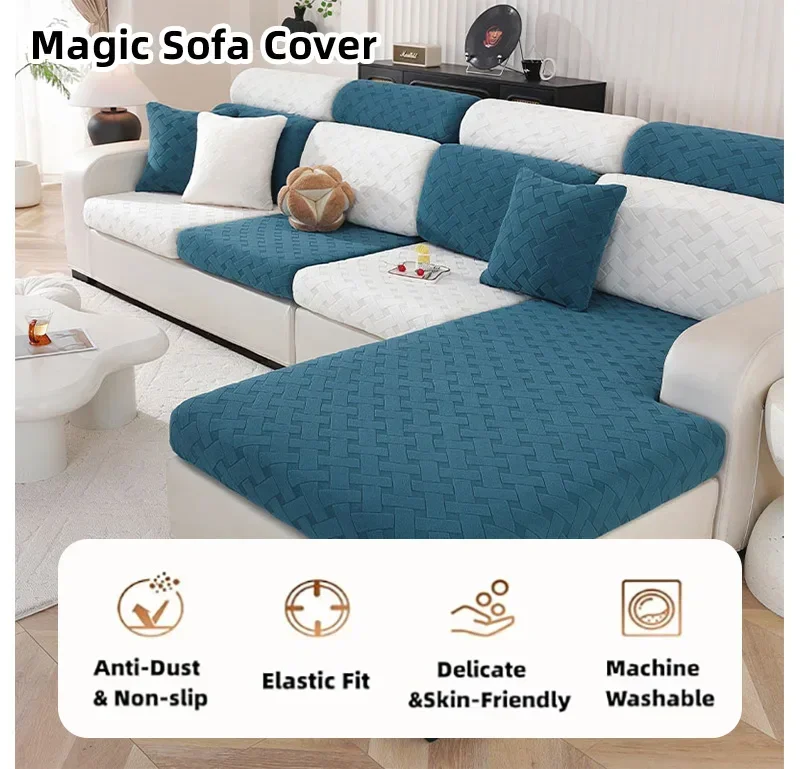 Magic Sofa Covers Couch Cover 2025 New Wear-Resistant Universal Sofa Covers Washable Stretch Couch Cushion 4