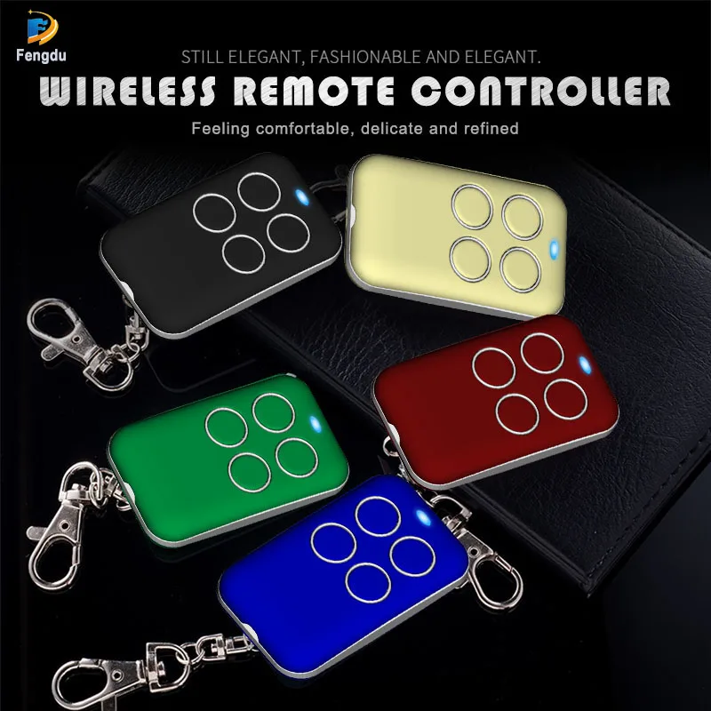 Remote Control Duplicator Universal Multifrequency Garage Remote 280-868MHZ Keychain 4 in 1 Gate opener