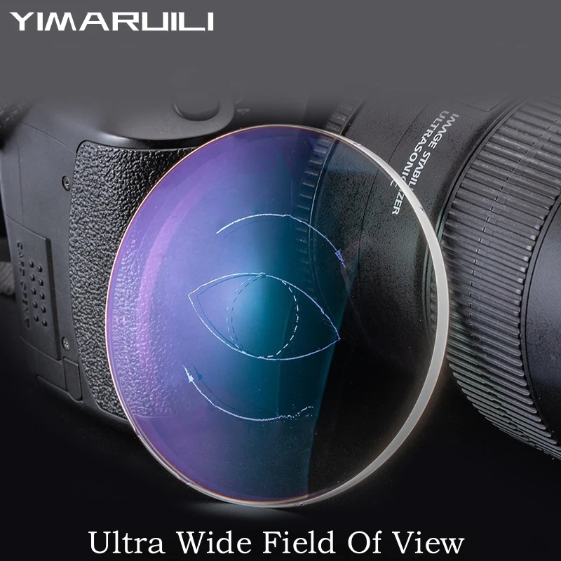Optical Lenses YIMARUILI 1.56/1.61/1.67/1.74 Anti-scratch Anti-blue Photochromic Widest Field of View Office Progressive Multi-focal Lenses