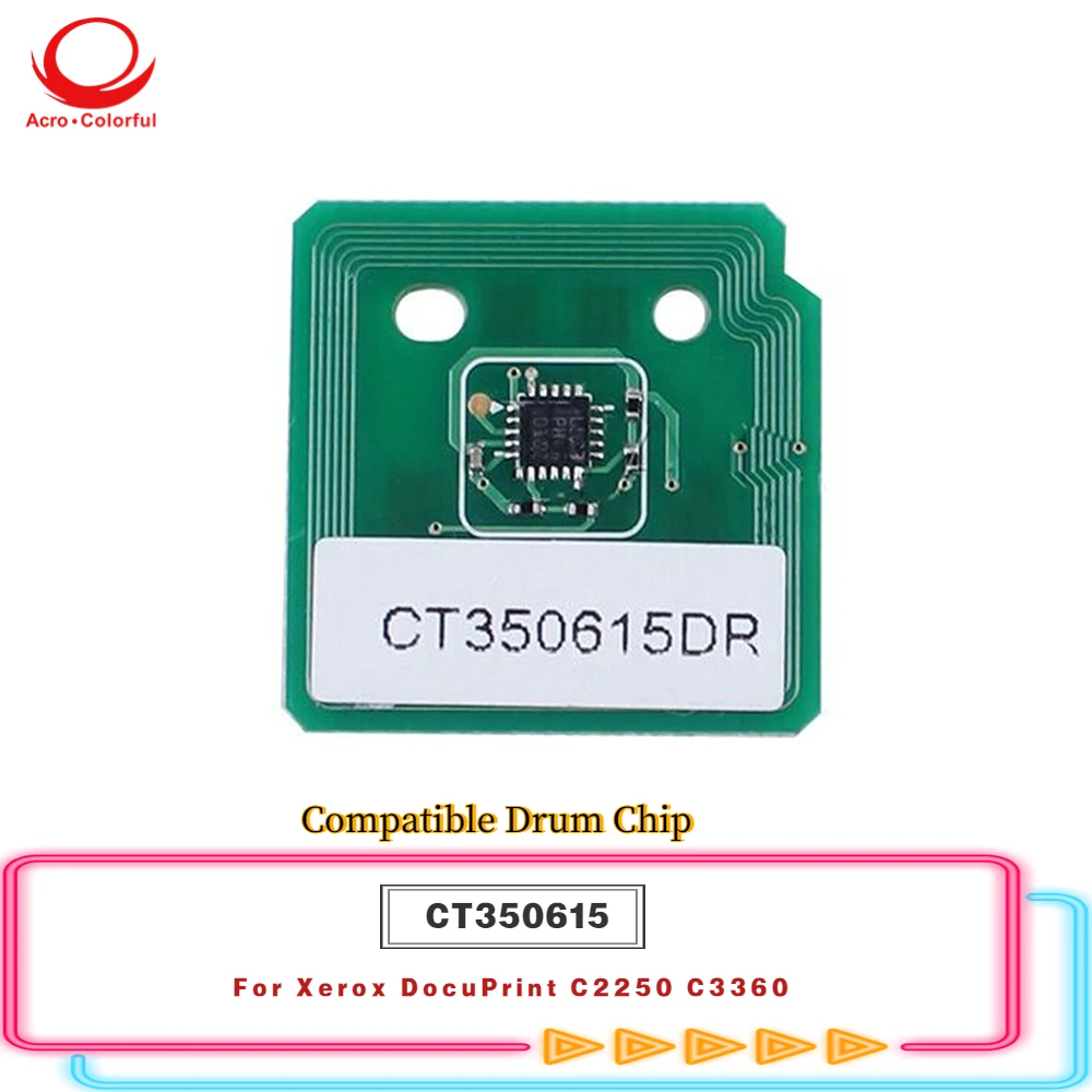 

JP Version 40K Compatible CT350615 Drum Chip Apply to Xerox DocuPrint C2250 C3360 Printer