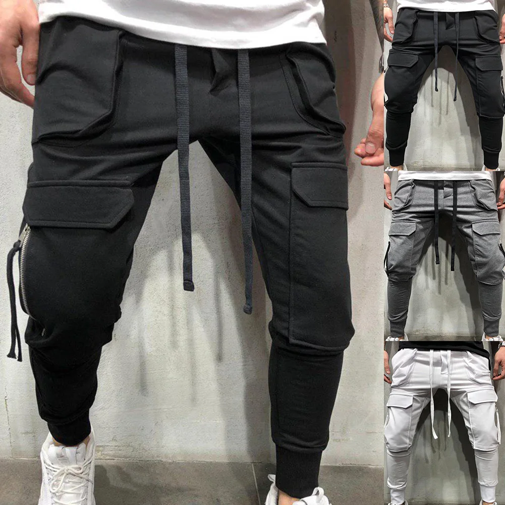 Mens Cargo Pants Men Multi-pocket Pockets Trouser Japanese Streetwear  Jogging Pants Hip Hop Cargo Pants For Men | Fruugo SA