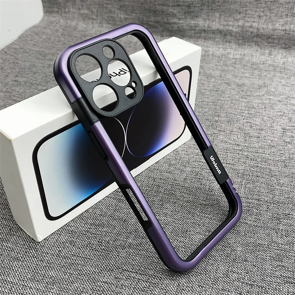 Lightweight Soft Silicone Shockproof Frame Case with Lens Protector Cover