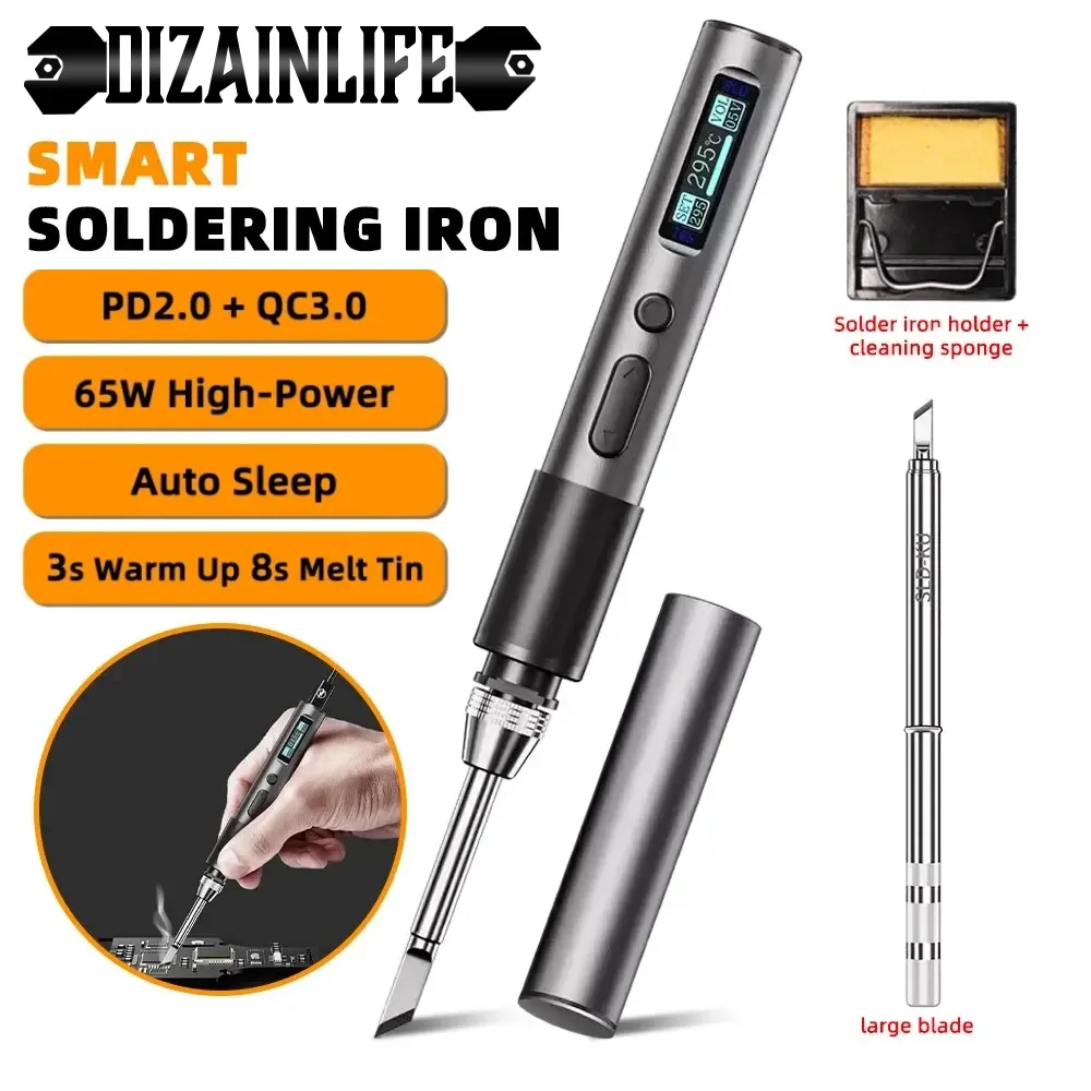 GVDA Smart Electric Soldering Iron Digital USB Adjustable, 04/19/2023