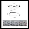 Elbru Ultralight TR90 Rimless Reading Glasses Men&Women Frameless Presbyopic Optical Eyeglasses Diopters+1.0+1.5+2.0+2.5+3 Gafas 6