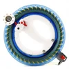 200M Kite Reel Winder Hand Grip Wheel String Flying Handle Tool Twisted Kite String Rope Line Outdoor Round Grip for Fying Kites 4
