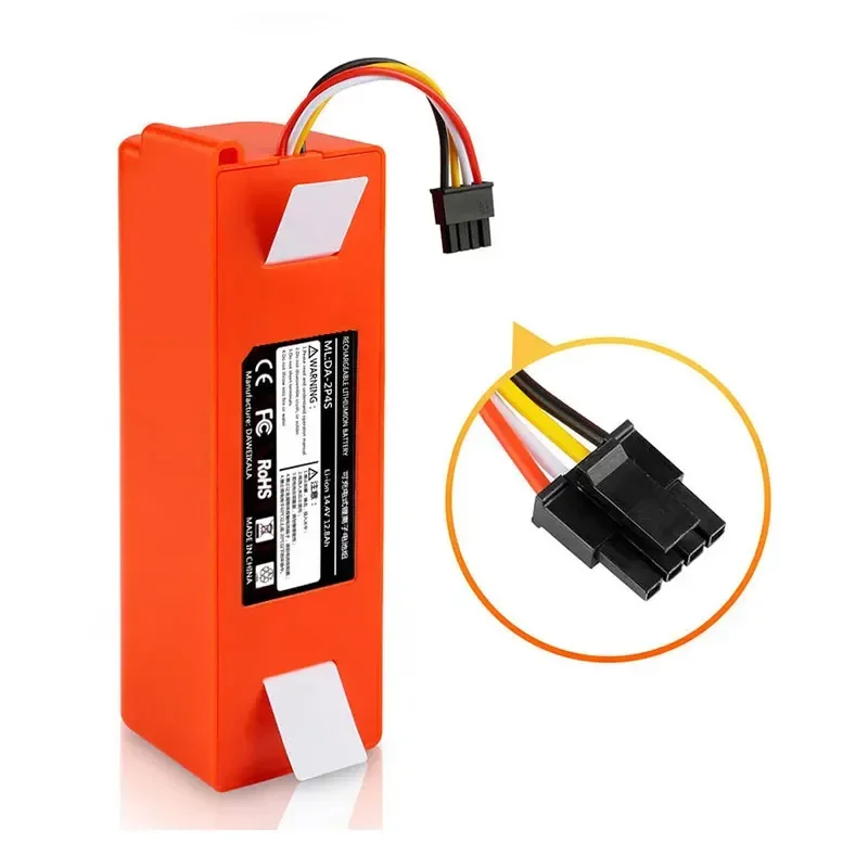 

Сменный аккумулятор для пылесоса Xiaomi Roborock S50, S51, S55, T60, искусственная кожа, C10, E20, E35, 14,4 В, Ач, SC батареи