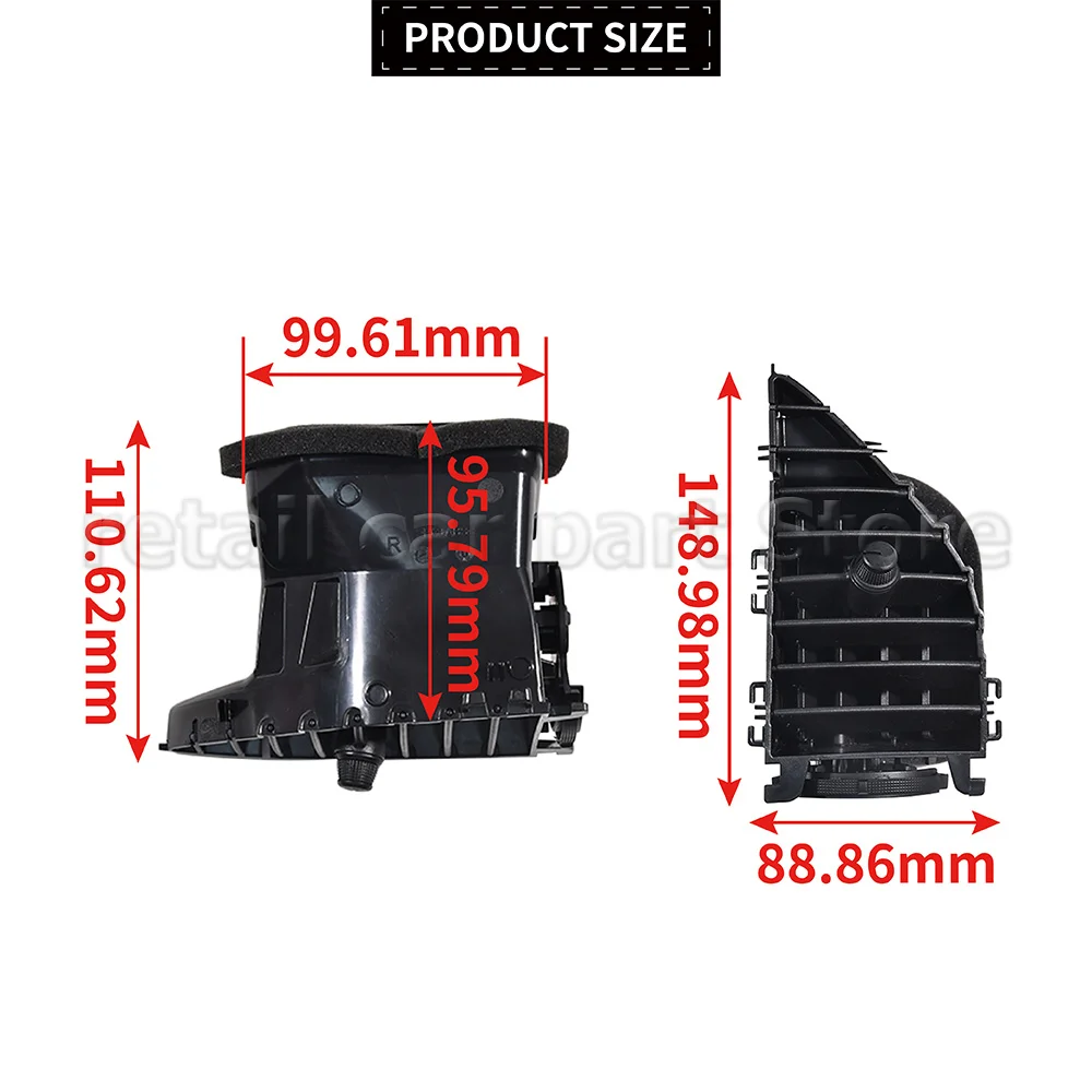 Grille D'aération De Climatisation De Toit De Voiture Pour Benz Pour