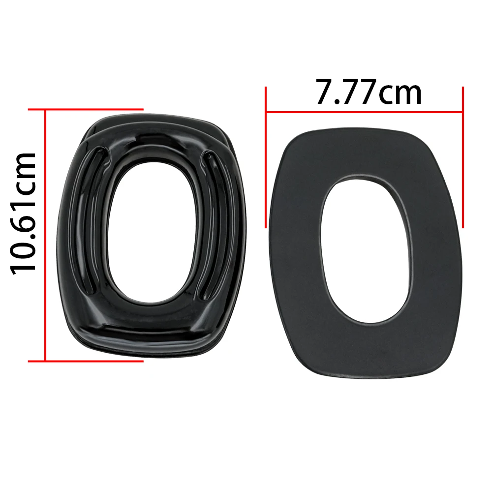 Hearangel Gel Ear Pads for Howard Leight By Honeywell Impact Sport Shooting Tactical headset Military Anti-noise Sponge Earmuff
