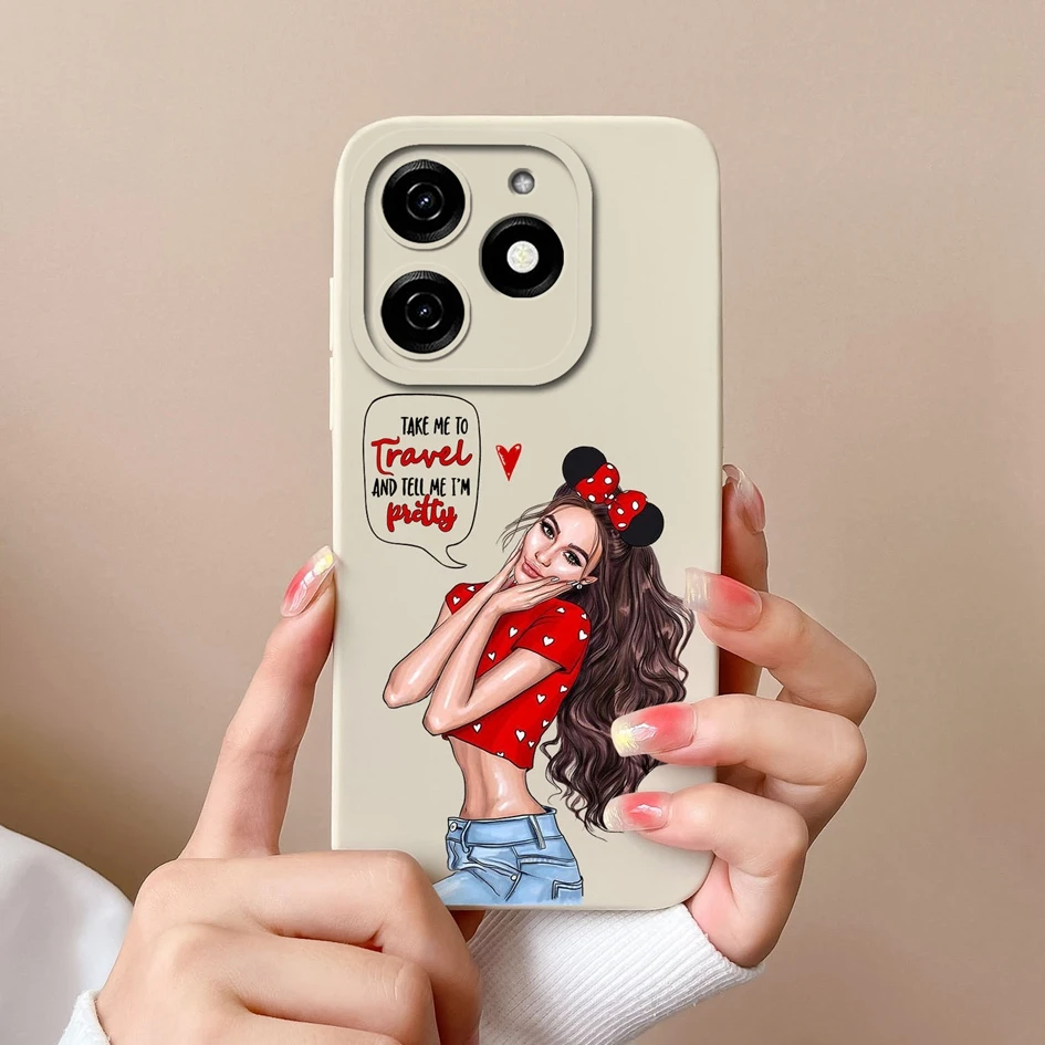Stylish Butterfly Silicone Phone Case - Cute Matte Protective Cover