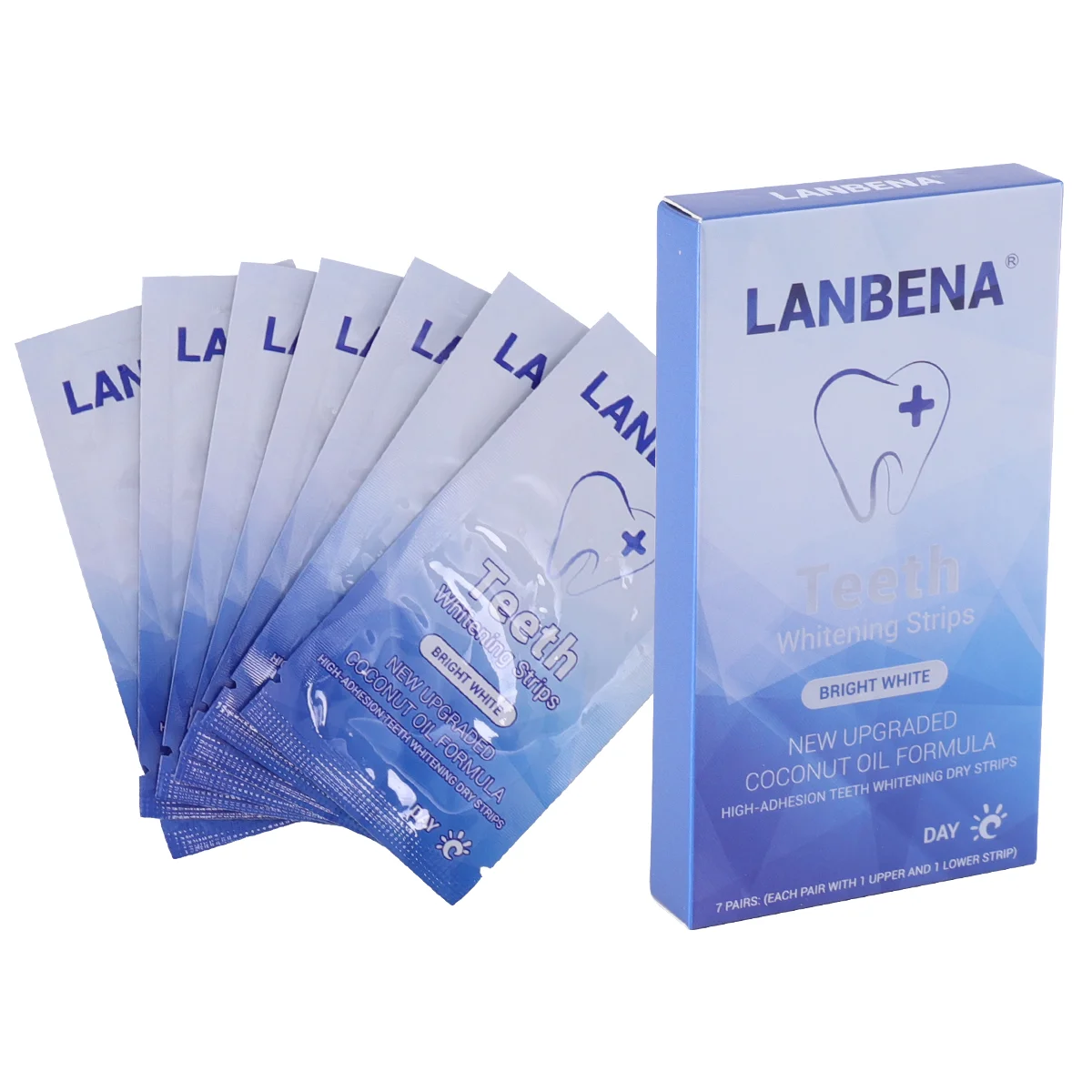 

7 Pairs of Teeth Whitening Patch Teeth Whitening Kit for Daily