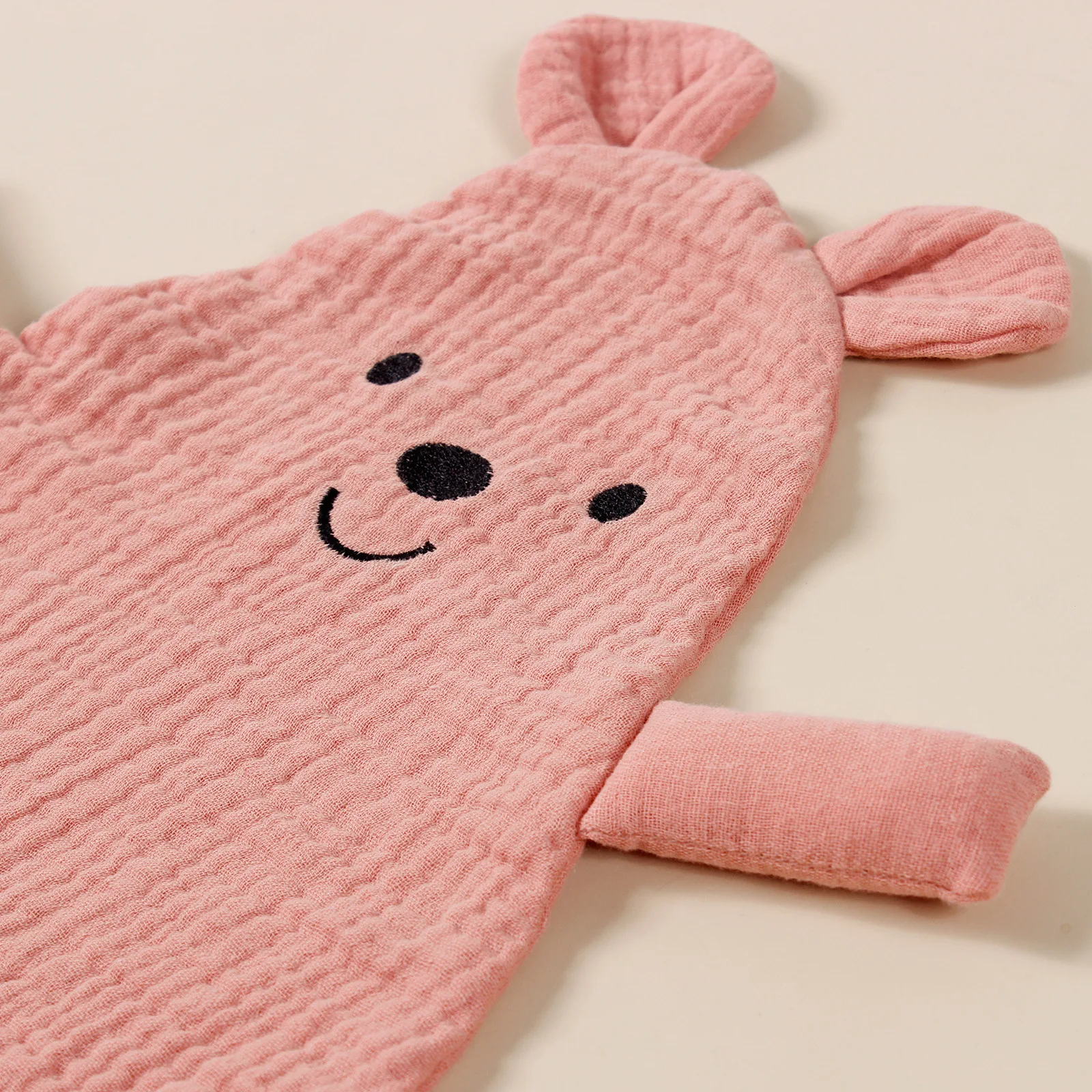 Cute Bear Baby Cotton Comforter Blanket Newborn Sleeping Dolls Rabbit Ears Sleep Toy Soothe Appease Towel Bibs Saliva Towel New 5