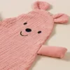 Cute Bear Baby Cotton Comforter Blanket Newborn Sleeping Dolls Rabbit Ears Sleep Toy Soothe Appease Towel Bibs Saliva Towel New 5