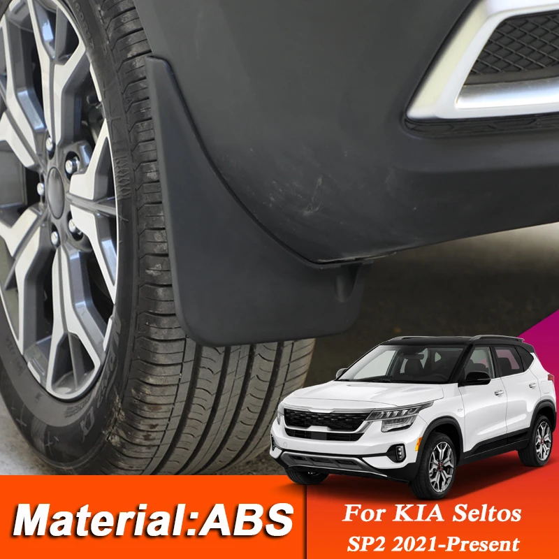 

For KIA Seltos SP2 2021-Present 4pcs Car Styling ABS Mud Flap Splash Guard Mudguard Perfector External Auto Accessories