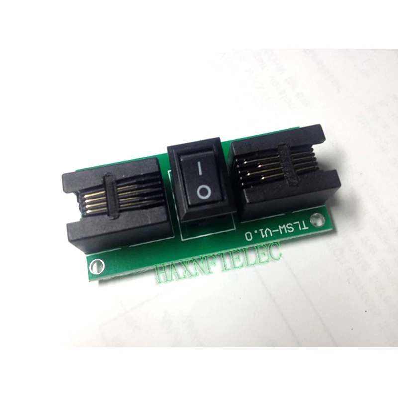 RJ11 Telephone Phone/Fax/ADSL Line Jack Coupler Switch Adapter Connector + Shell