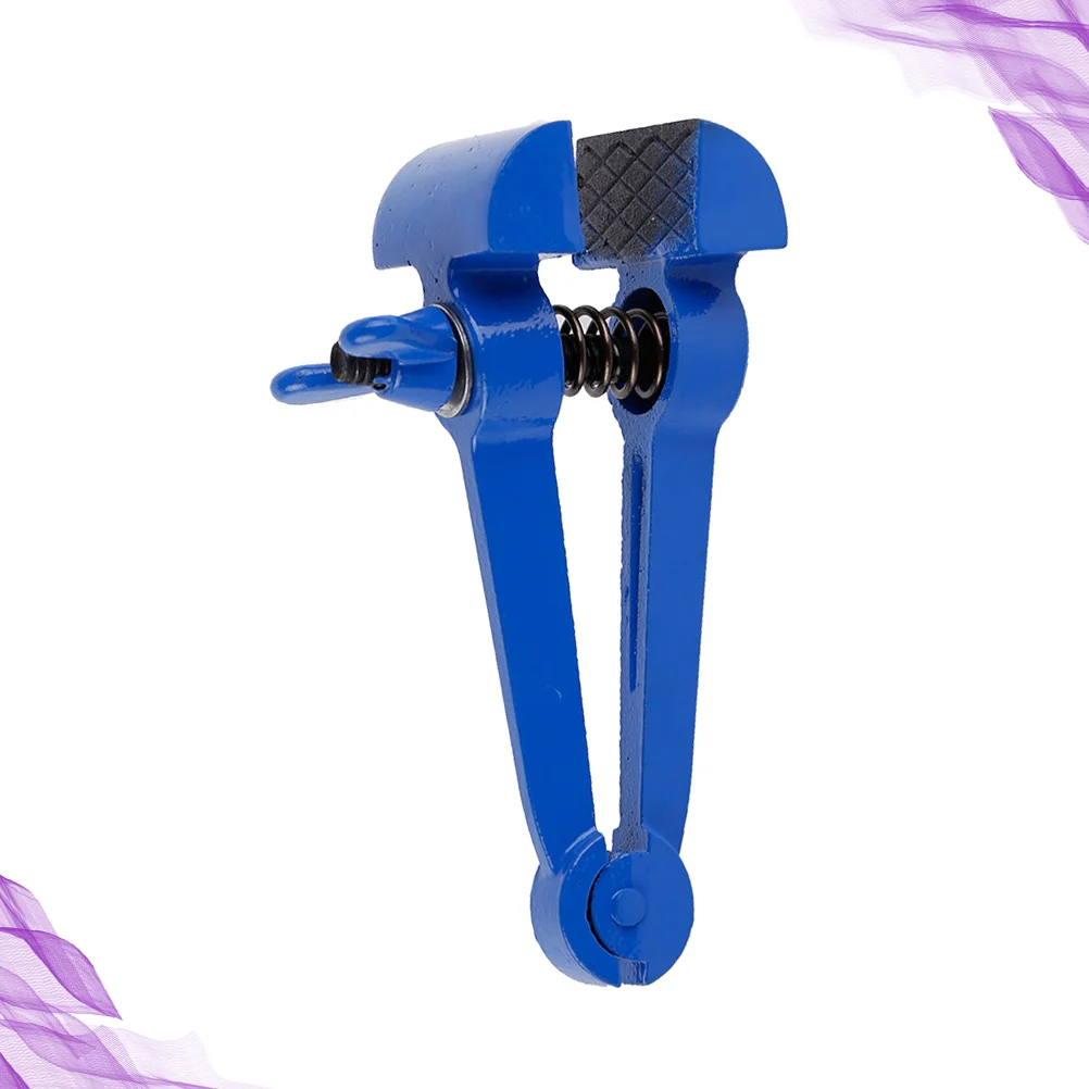

Handheld Vise Clamp Grip Heavy Duty Hand Vice 25mm Spheroidal Graphite Steel Fixed Plier for Jeweler Woodworking Drawing Repair