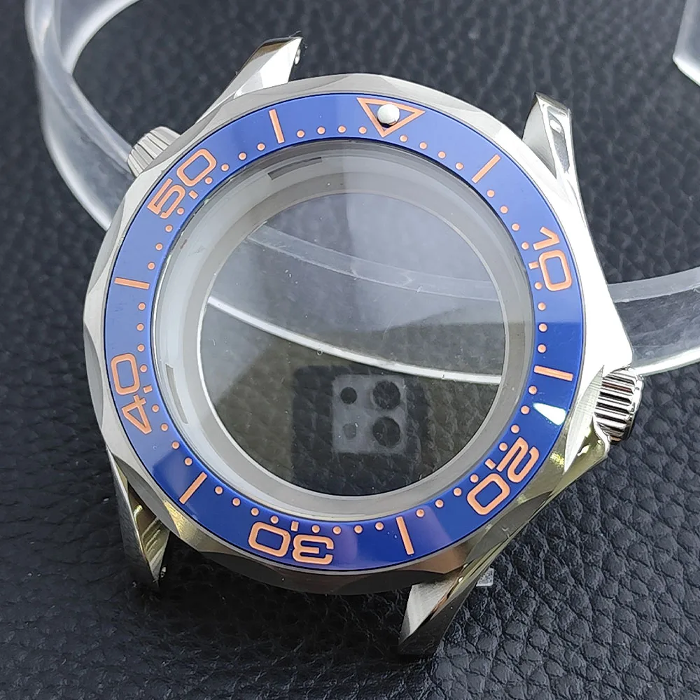 Premium 42mm Men's Watch Case with Sapphire Glass and 20mm Strap - Complete Watch Accessory Set with Box
