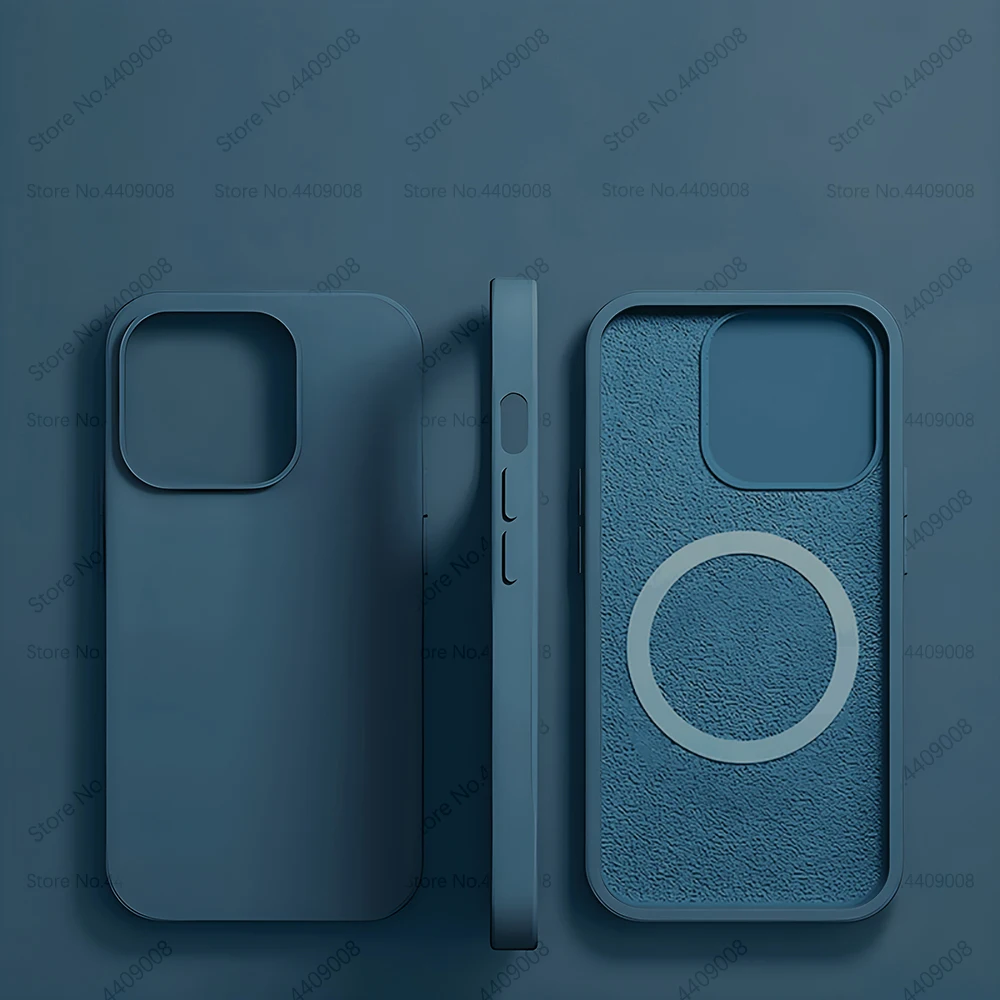 thumbnail image 1 of Nueva funda cuadrada de silicona líquida para Samsung Galaxy S24 S23 S22 S21 S20 Ultra Plus FE A54 A53 A52 A73 5G 4G funda suave a prueba de golpes, 1 of 5