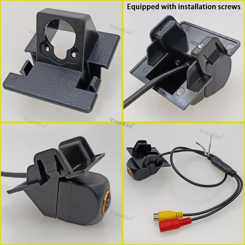 For Mazda2 Rear View Camera 12V Night Vision Backup Parking Reverse Camera Waterproof 1080P HD Color Image with Install bracket