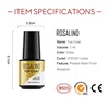 ROSALIND 7ml Top Coat Gel Nail Polish Nails UV LED Lamp Semi Vernis Permanent Nails Art Manicure Soak off Nail Gel Polish 5