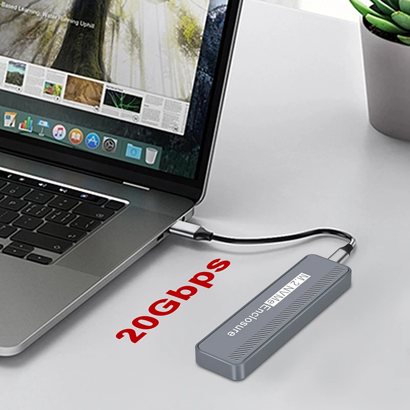 USB 3.2 C Ÿ NVME SSD Ŭ, 2230, 2242, 2260/2280 NVME SSD, M, B + M Ű  ̽ ڽ, 20Gbps M.2 NVME Ŭ
