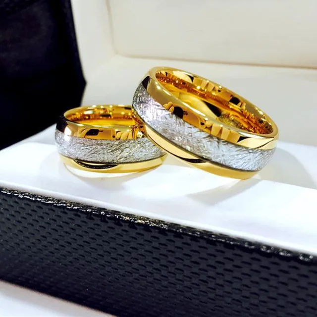 指輪 リング マルチカラー タングステン ストーン メンズ 男性 8mm 象眼細工 人工的 アーティフィシャル