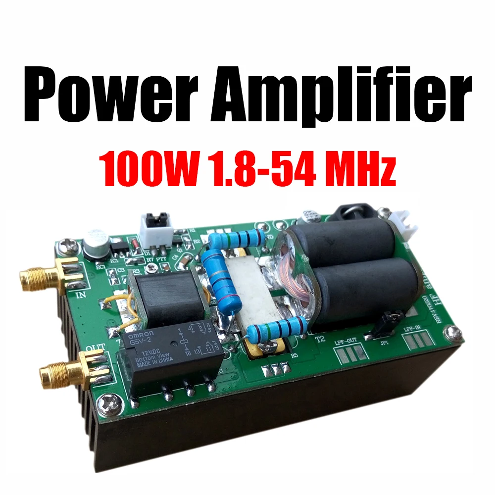 MINIPA 100W SSB linear HF Power Amplifier 1.854 MHz For YAESU FT817 KX3 + heastink CW AM FM